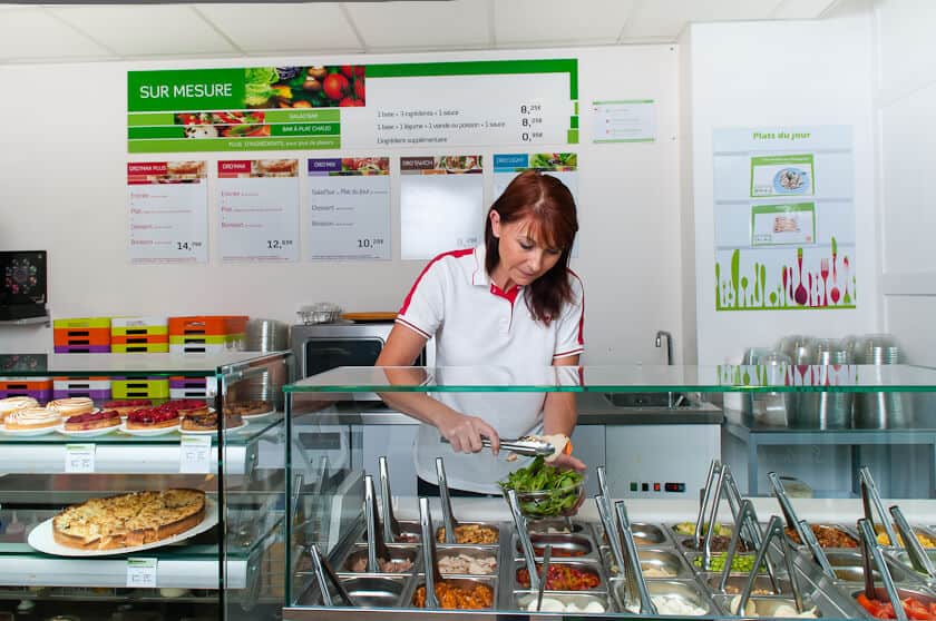 Franchise de restauration rapide salades Oroma