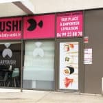Restaurant franchise Lady Sushi vitrine