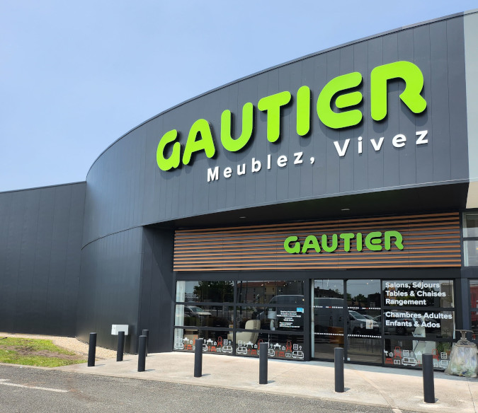 Façades magasin gautier