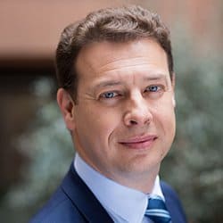 Frédéric Poux, président-directeur général de la franchise Alain Afflelou