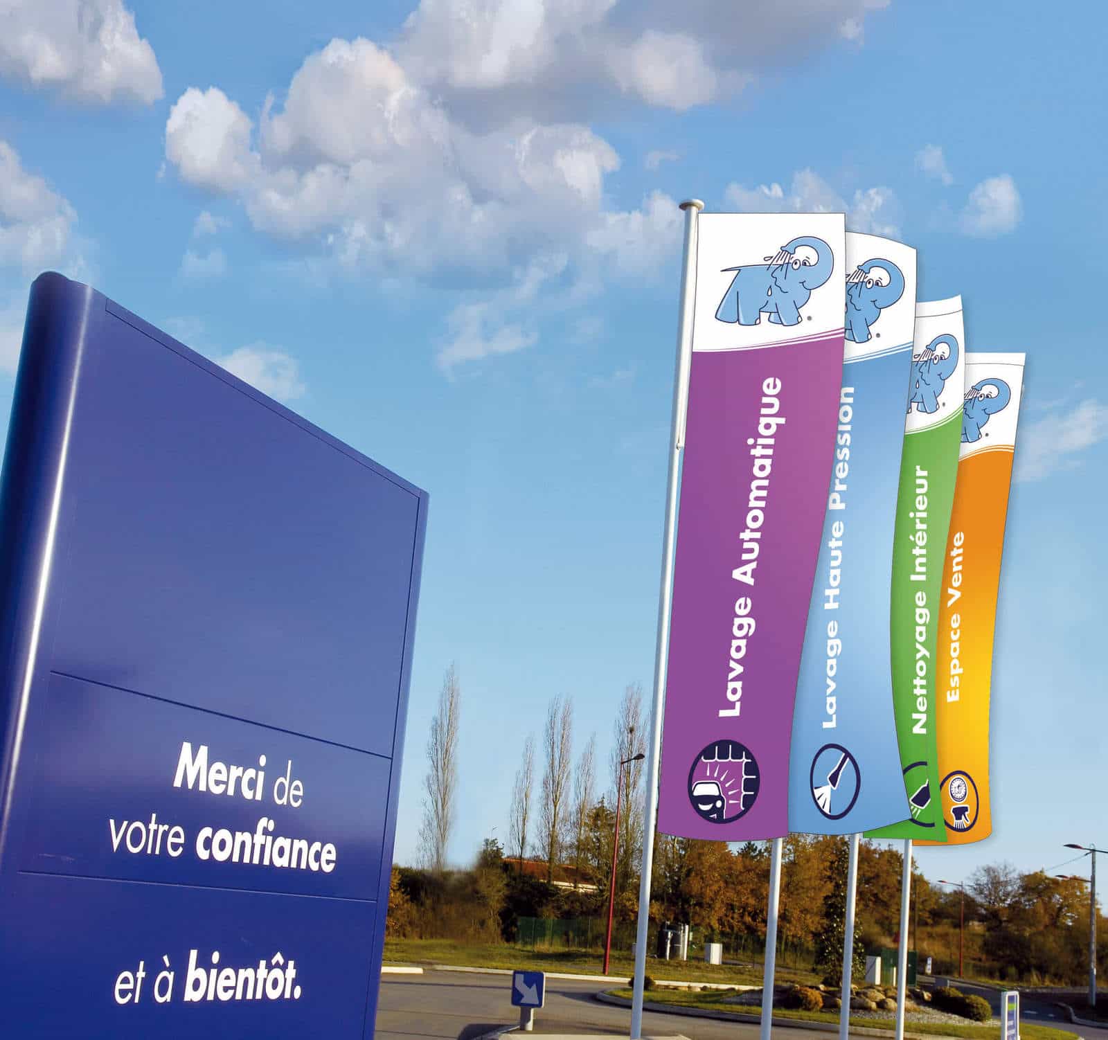 La franchise de lavage auto Éléphant Bleu en chiffres