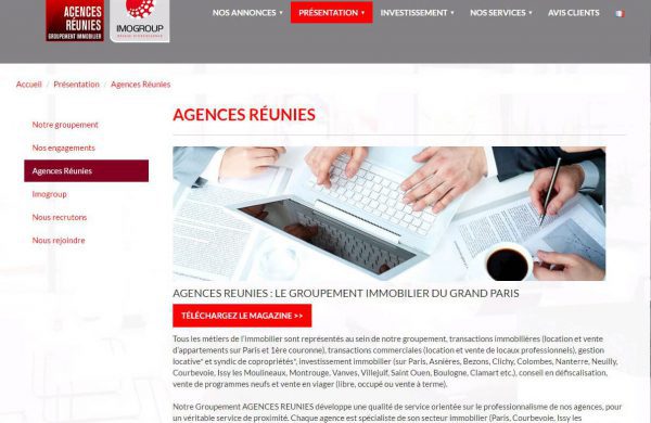 Site internet du Groupement d