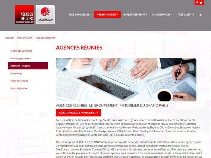 Site internet du Groupement d