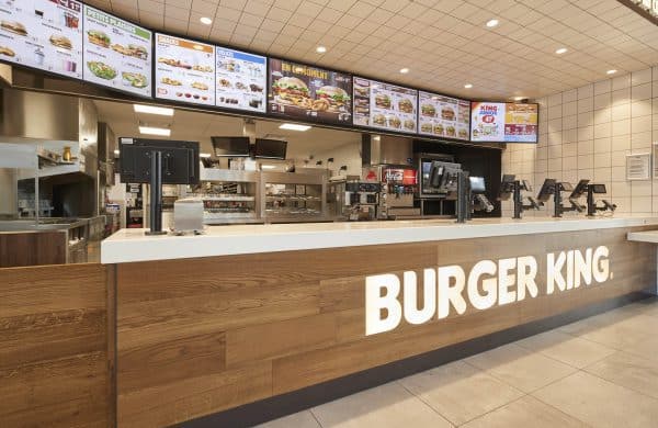 Restaurant de burger en franchise Burger King à Ancenis intérieur