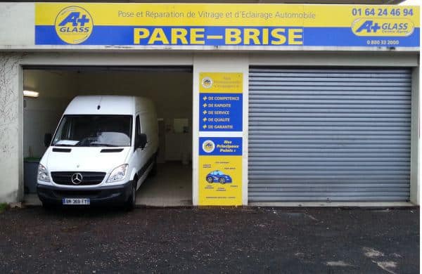 Facade de franchise A Plus Glass