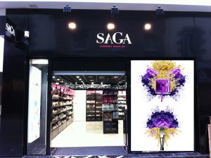 Saga Cosmetics, produits de beauté discount, en centre-ville