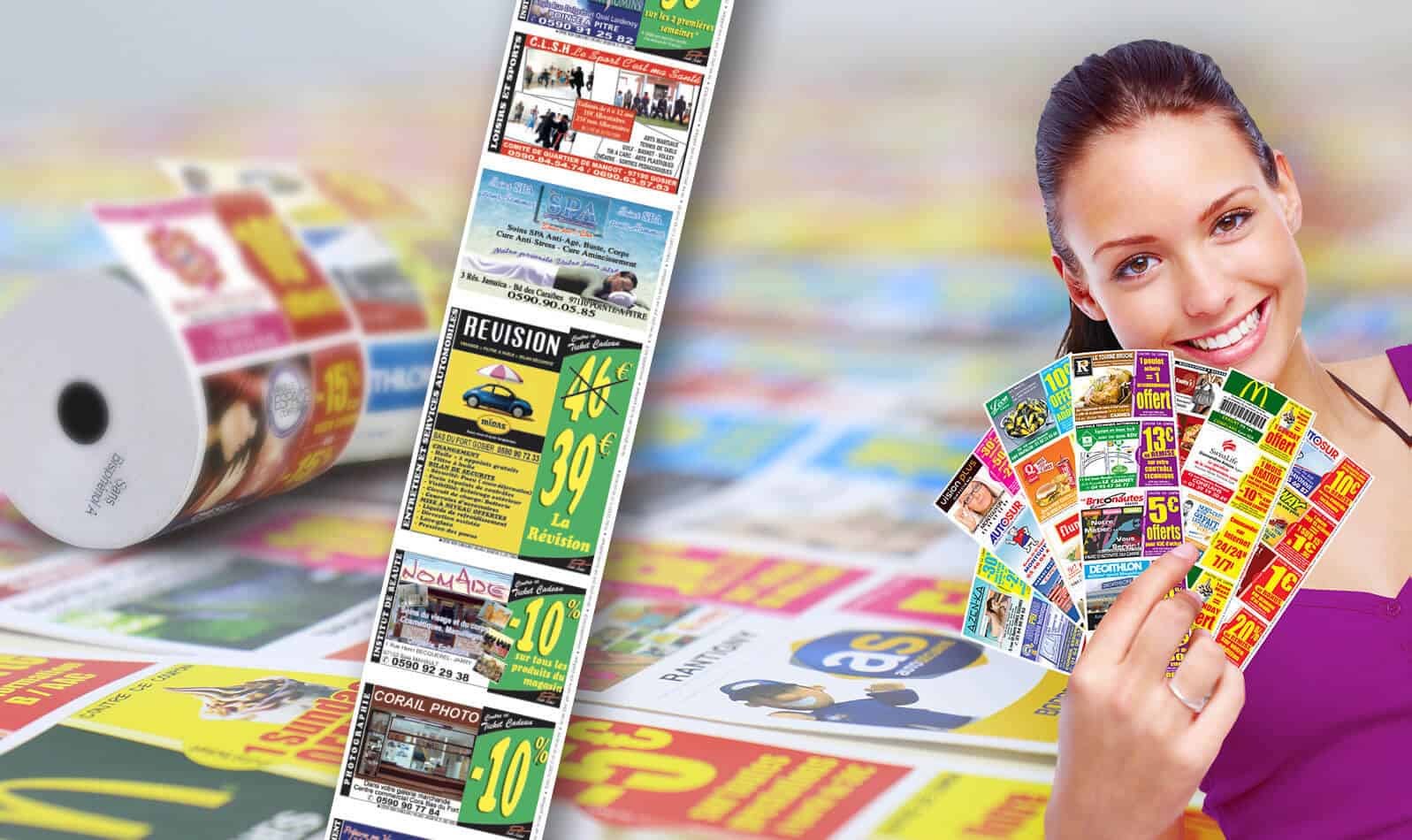 PUBLI TICKET – ROULEAUX