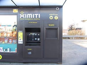 Distributeur automatique à Grenoble, licence de marque Ximiti