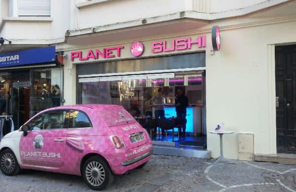 Restaurant de la franchise de restauration asiatique Planet Sushi à Lille