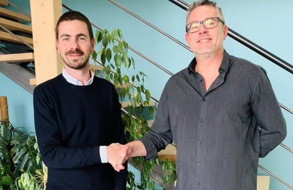 Francky BOISSEAU, fondateur de Home-Staging Experts et Sylvain REY, dirigeant du groupe AVEO