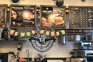 Restaurant Bagelstein, franchise de restauration rapide
