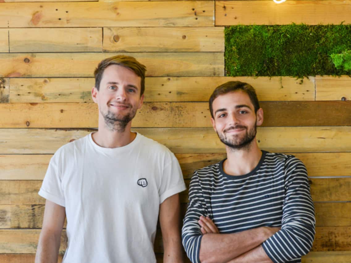 Anthony Darré et Louis Frack, co-fondateurs de la franchise Bioburger