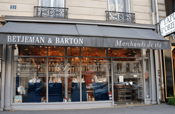 Betjeman & Barton devanture