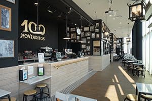 Franchise de restauration rapide 100 Montaditos, bar à tapas