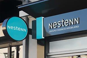 Agence immobilière à l