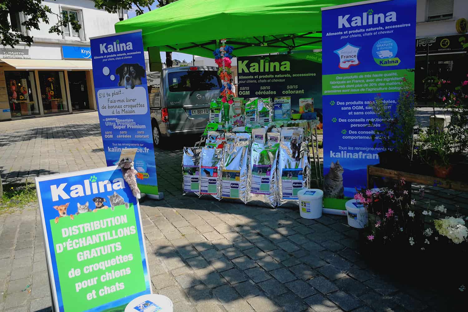 Kalina franchise la livraison de croquettes à domicile