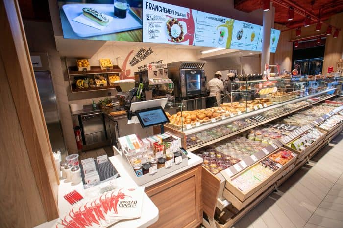 Nouveau concept de la franchise de restauration rapide Brioche Dorée