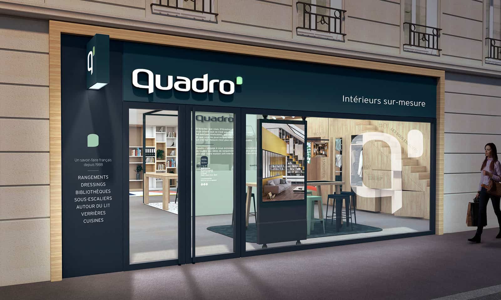 Fusion avec Agem : Quadro comptera 50 magasins fin 2019