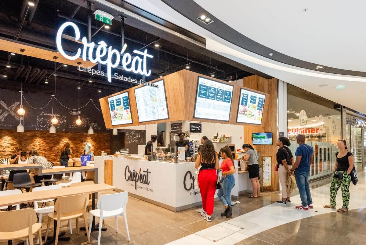 Le réseau de restauration rapide Crêp’eat grandit en centre commercial