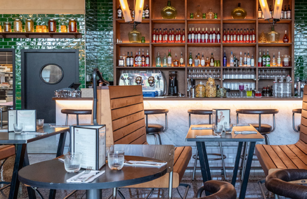 Intérieur de restaurant à l