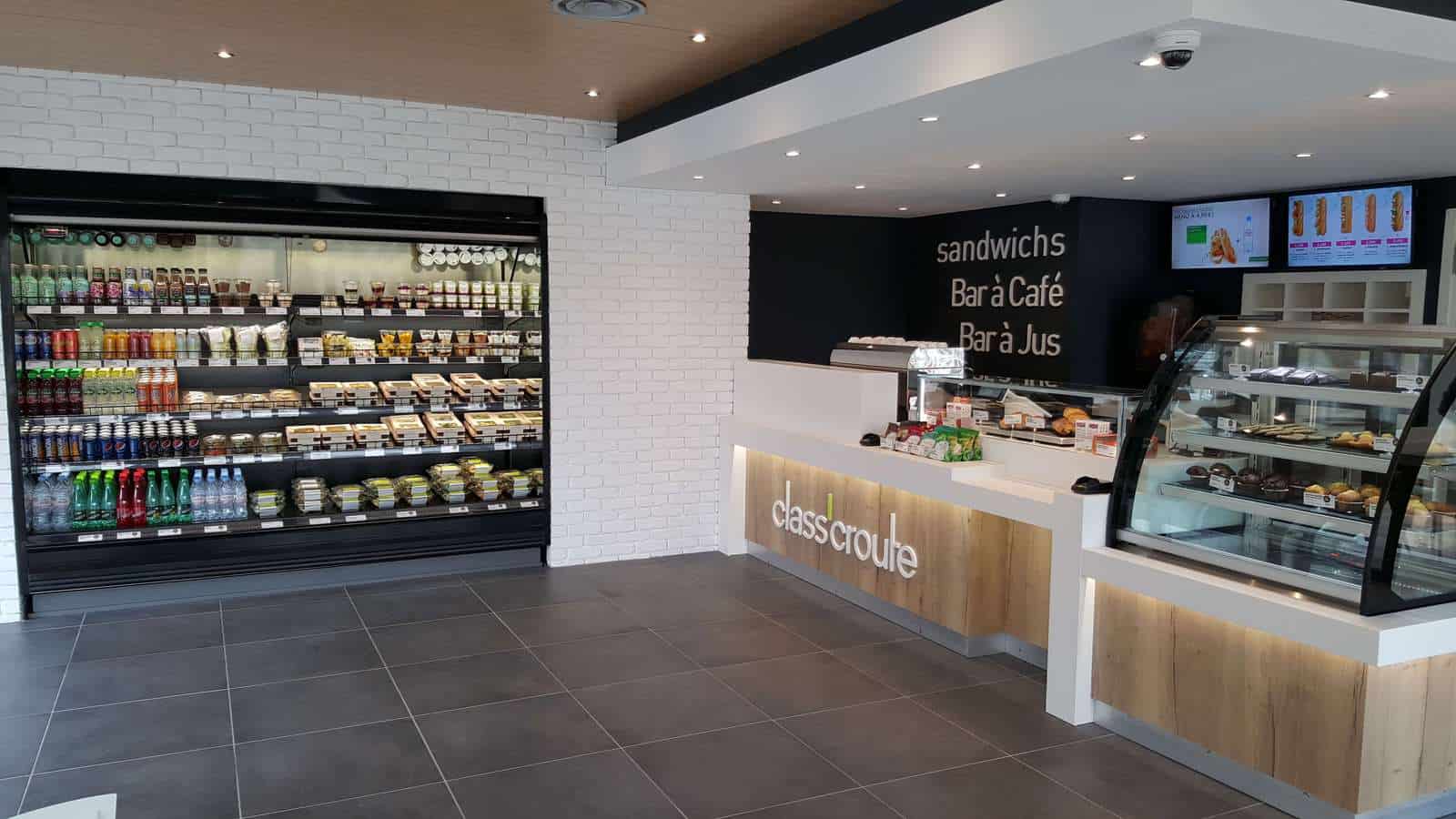 Intérieur de restaurant class