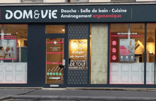 Vitrine de showroom à l