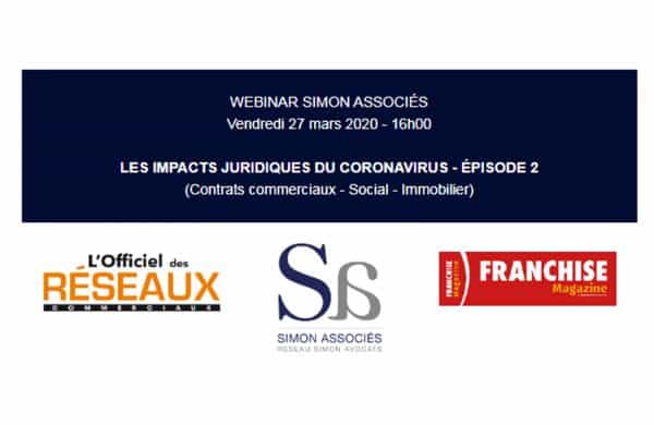 Webinar Simon Associés 27 mars 2020