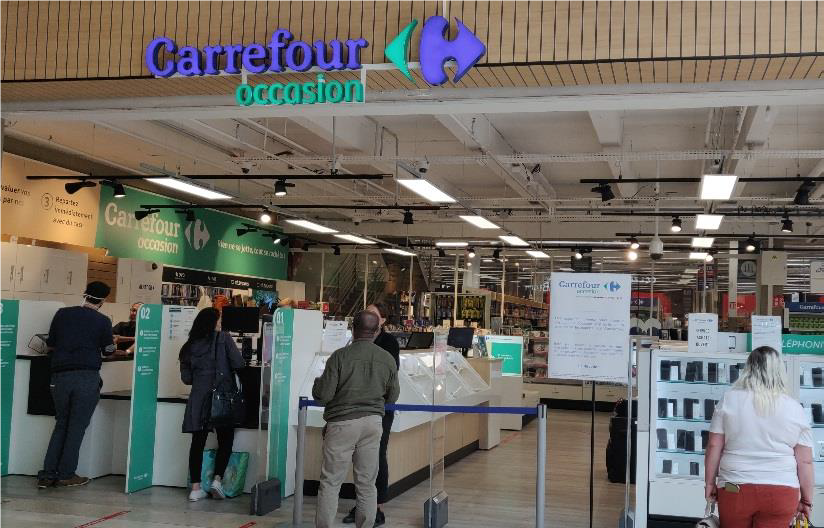 Un premier corner Carrefour Occasion a vu le jour en partenariat avec Cash Converters