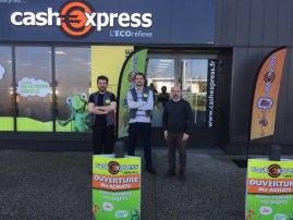 Magasin franchise Cash Express à Verviers, en Belgique