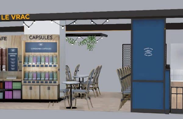 Shop in shop Columbus Café dans l