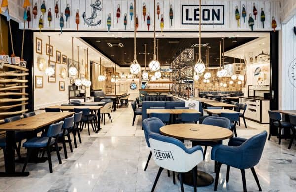 Restaurant Léon au nouveau concept au centre commercial Aéroville juillet 2020