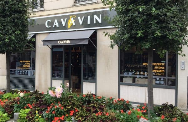 Vitrine de magasin franchisé à l