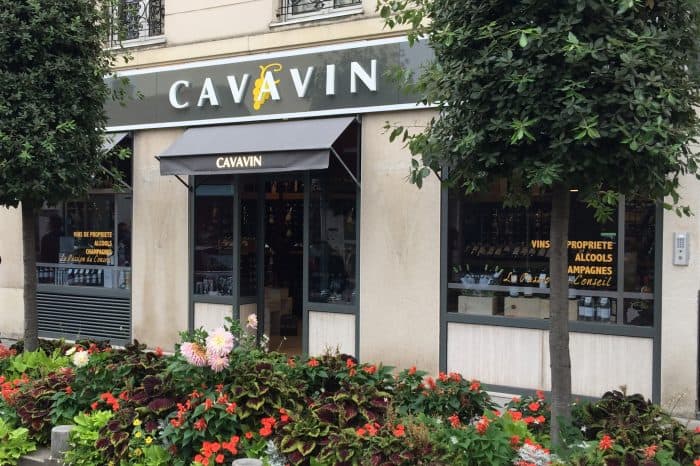 Vitrine de magasin franchisé à l