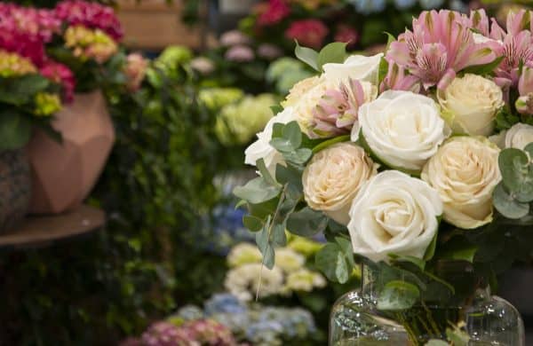 Bouquet de fleurs, enseigne Monceau Fleurs