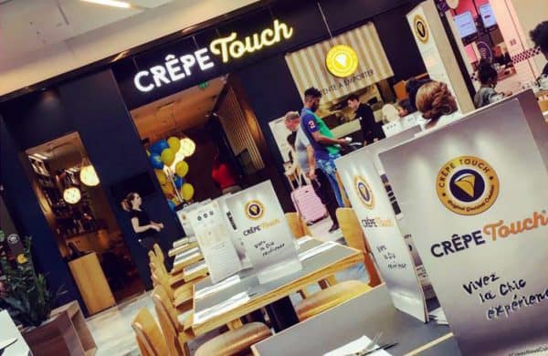 Restaurant sous enseigne Crêpe Touch au centre commercial Qwartz
