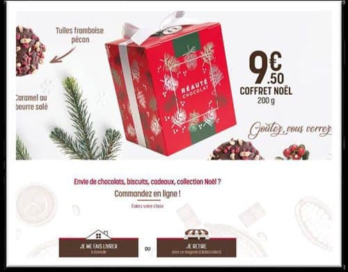 Site de vente en ligne de la franchise Réauté Chocolat