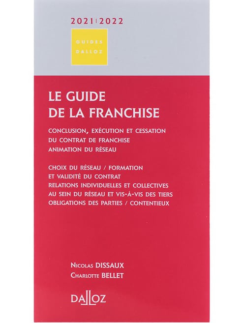 Couverture du Guide Dalloz de la franchise