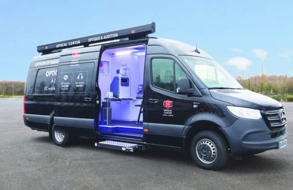 Véhicule OC Mobile de la franchise Optical Center