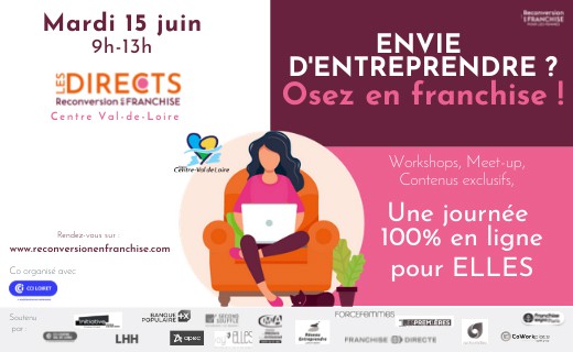 Les Directs de Reconversion : une matinée en ligne pour découvrir la franchise le 15 juin
