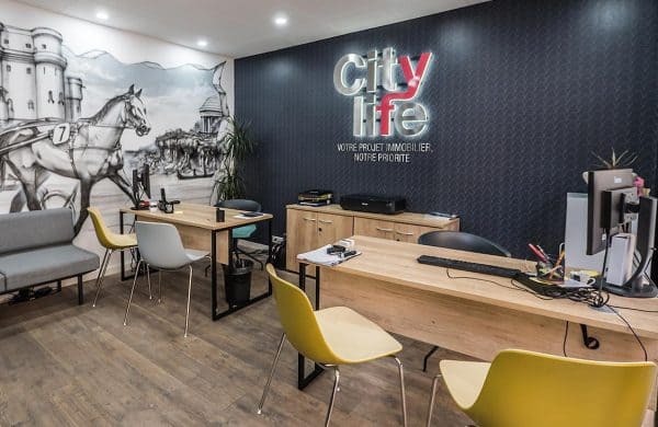 Agence immobilière à l