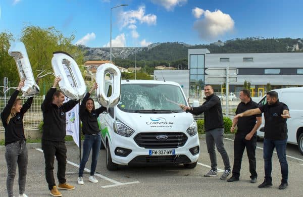 Franchise de lavage auto CosmétiCar, 100ème agence
