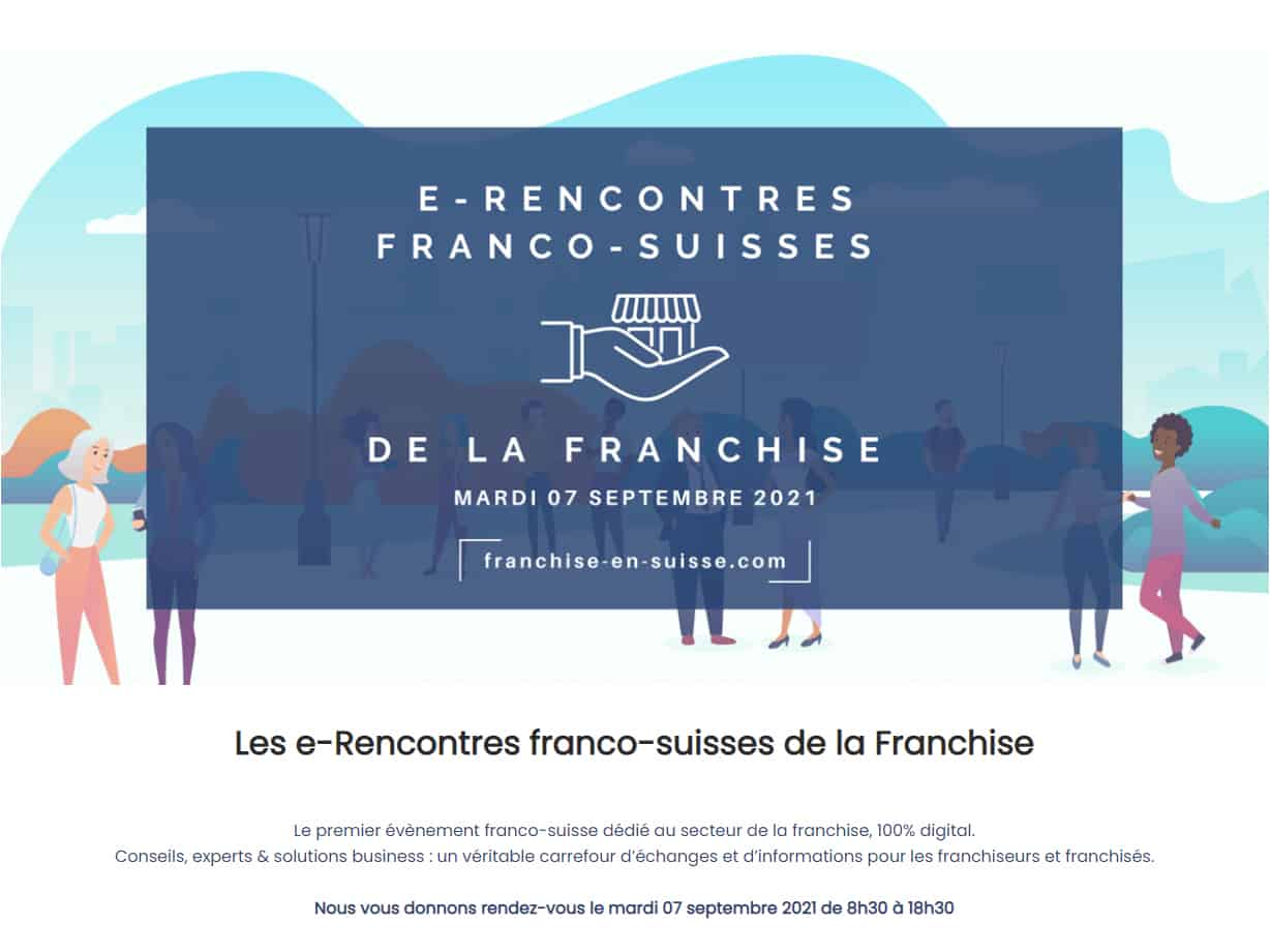 E-Rencontres franco-suisses de la franchise : un évènement à suivre en ligne mardi 7 septembre à partir de 8h30