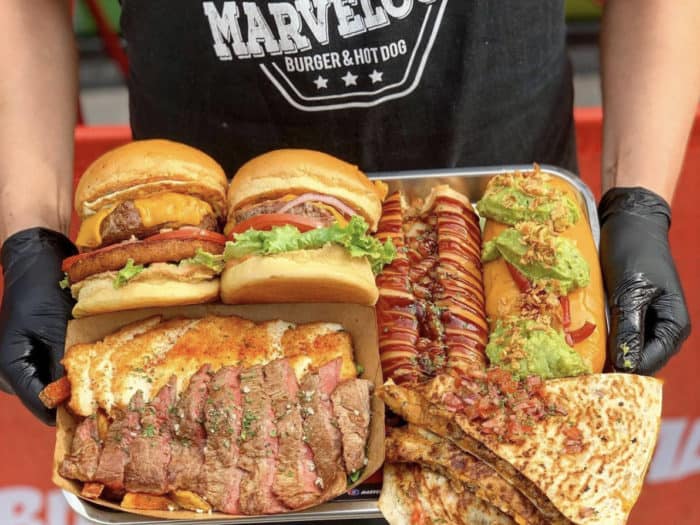 Burgers de la franchise de restauration Marvelous