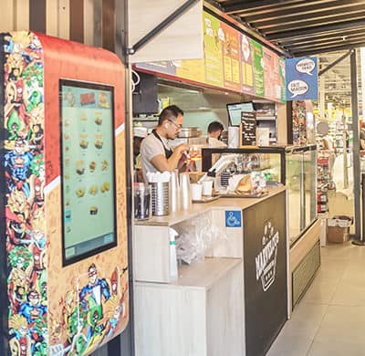 Restaurant de burger à l