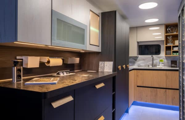 Camion-exposition à l