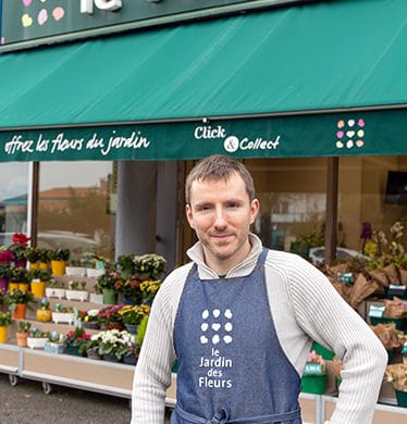 Nicolas Dubot, multi-franchisé Le Jardin des Fleurs à La Teste-de-Buch et Pessac en Gironde