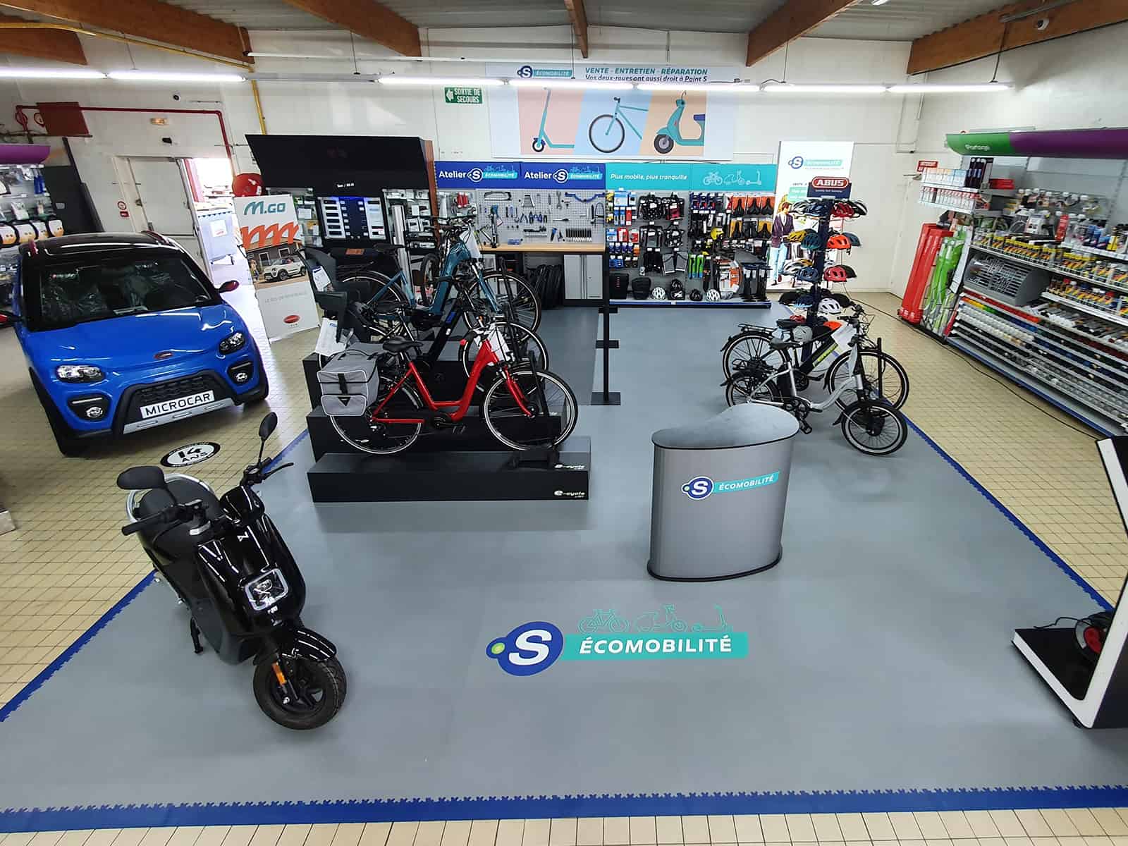 Un nouveau concept dédié aux deux-roues électriques pour le groupement Point S