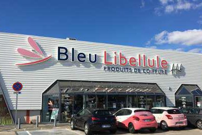 Boutique de produits de coiffure à l