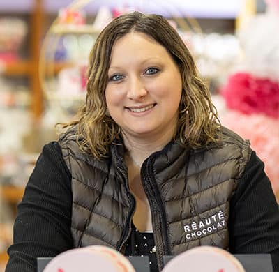 Anaïs Viaud, franchisée Réauté Chocolat à Cholet