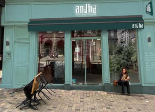 Restaurant de stree-food indienne à l